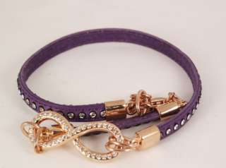 Go-Nice bracciale INFINITE LOVE "DUBAI COLLECTION" Viola e Swarovski Ref.GNV23-0