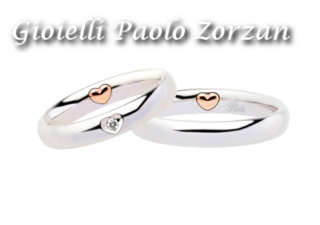 FEDI Matrimoniali ANELLI NUZIALI POLELLO oro 18 kt DIAMANTE Ref. 2834DBR - 2834U-0