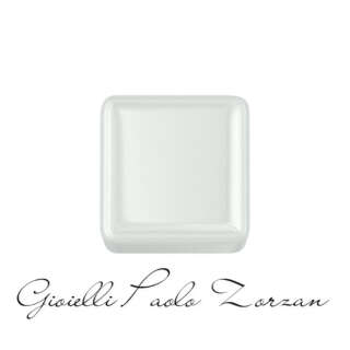 Cubo in ceramica bianca Elements DonnaOro Ref. DCHF3321   Classici e Complementi Elementi per Bracciali
