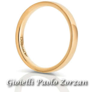 Fede singola Donna Oro mod. luce in oro giallo 18 Kt Ref. FUOG047-0