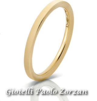 Fede singola Donna Oro mod. mare in oro giallo 18 Kt Ref. FUOG046-0