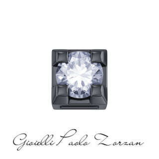 Griffe 0,02 ct in oro brunito e diamante Elements DonnaOro Ref. DCHF3470.002  Punti Luce e Pietre