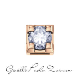 Griffe 0,02 ct in oro rosa e diamante Elements DonnaOro Ref. DCHF3304.002  Punti Luce e Pietre