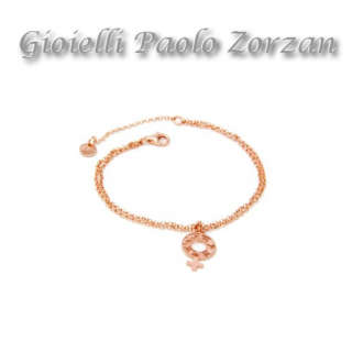 Bracciale rue des mille con charms simbolo donna in argento 925 Ref. BR2CTDN-0