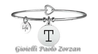 Bracciale kidult iniziale lettera T emozioni Ref. 231555T-0