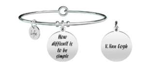 Bracciali kidult nuova collezione 2018 "HOW DIFFICULT IS TO...." ref. 731302-0