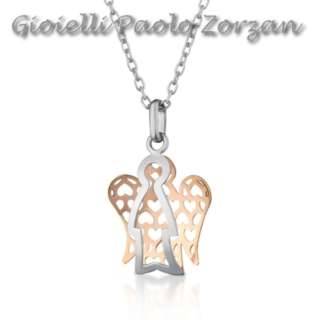 Collana Roberto Giannotti in oro bianco con pendente angelo ref. NKT255-0