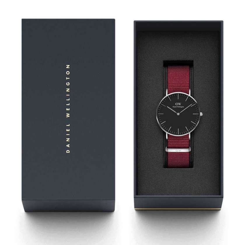 Orologio Daniel Wellington originale classic black roselyn 40 mm ref. DW00100270-10889