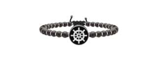 Bracciale Kidult UOMO con acciaio e onice SYMBOLS - cod.731218 -0