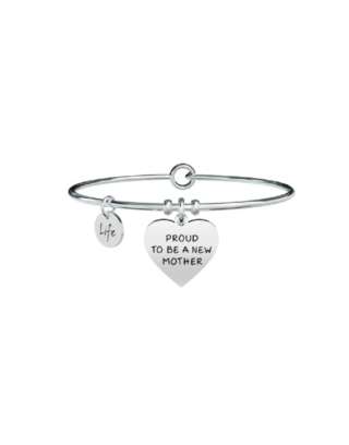 Bracciale KIDULT SPECIAL MOMENTS in acciaio 316L - CUORE | NEW MOTHER 731369-0