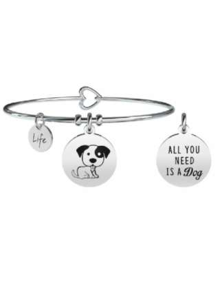 Bracciale KIDULT ANIMAL PLANET in acciaio 316L CANE | AFFETTO 731372-0