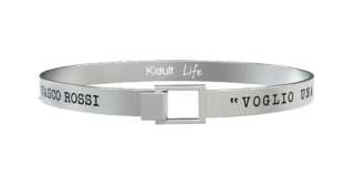 BRACCIALE KIDULT CON SCRITTA"VOGLIO UNA VITA SPERICOLATA ". VASCO ROSSI 731478-0