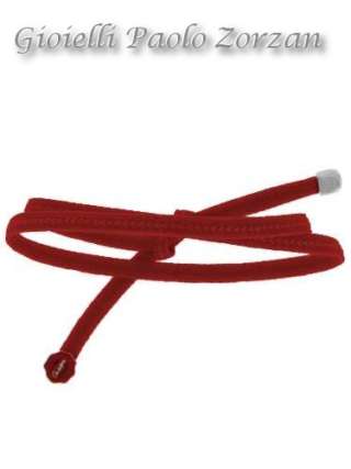 BRACCIALE RUE DES MILLE CAROUSEL BASE COMPONIBILE ROSSO REF. XRBRROSSO-0