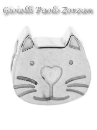 ELEMENTO GATTO RUE DES MILLE PER BRACCIALE CAROUSEL REF. XR018GATB-0