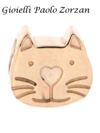 ELEMENTO GATTO RUE DES MILLE PER BRACCIALE CAROUSEL REF. XR018GATR-0