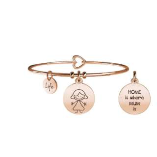 Bracciale Donna Kidult in Acciaio PVD Rosè Mum | Mamma – Family – 731017-0