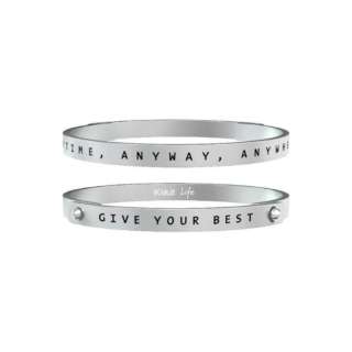 Bracciale Kidult Uomo – Give Your Best… – in Acciaio – 731171-0