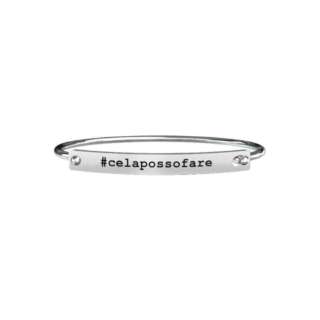 Bracciale Kidult Uomo – #celapossofare – in Acciaio – 731185L-0