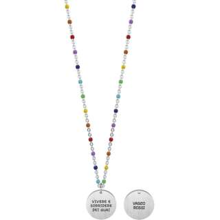 Collana Corta Kidult Gioielli Philosophy Vasco Vivere Acciaio 316L E Smalti 751137-0