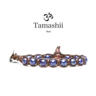 Bracciale tamashii nuovo con pietre piccole da 6 mm Lapislazzuli BHS601-43-0