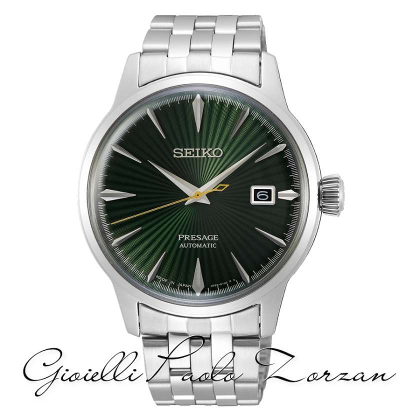 Orologio Seiko Presage ref. SRPE15J1 Automatic quadrante Verde-0