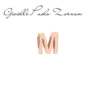 Elemento Lettera M Rosa Rue Des Mille Per Bracciale Carousel Ref. Xrm  Numeri e Lettere