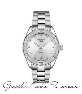 Orologio Donna Tissot PR 100 Lady Sport Chic Diamanti T101.910.61.116.00  Orologi al Quarzo