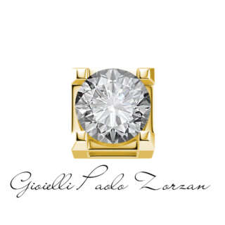 Griffe 0,05 ct in oro giallo e diamante Elements DonnaOro Ref. DCHF7442.005  Punti Luce e Pietre