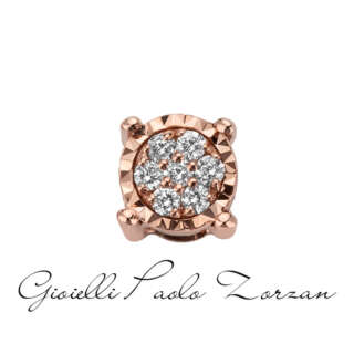 Astro Girotondo in oro rosa e diamanti Elements DonnaOro Ref. DCHF8529.003  Punti Luce e Pietre