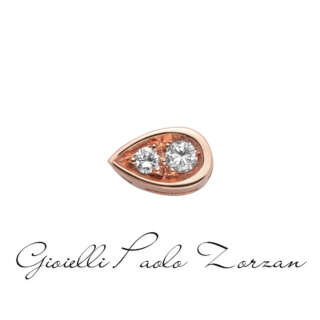 Goccia in oro rosa e diamanti Elements DonnaOro Ref. DCHF8559.004  Punti Luce e Pietre