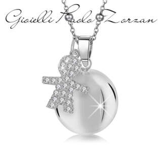 Collana Chiama angeli bimbo con cristalli MAMIJUX® CHA033  Collane Chiama Angeli