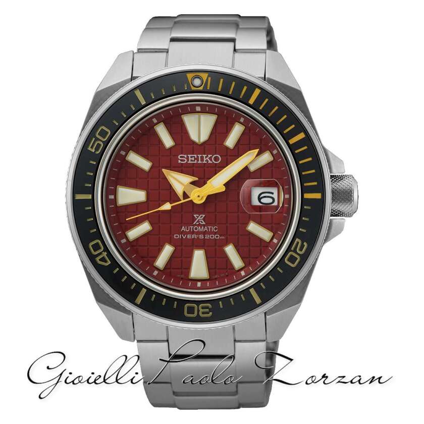 Orologio Seiko King Samurai Shu-iro Limited Edition Rosso Vermiglio ref. SRPH61K1