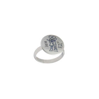 Anello Happy Family in Argento Petit ref. CE00-AN  Anelli