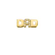 Elements donna oro DAD BIG in oro giallo e diamanti ECF10426.003  Elementi per Bracciali