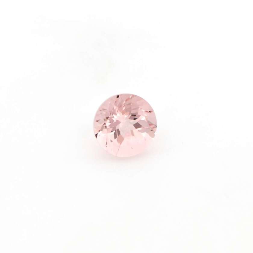 Morganite Naturale Tglio Rotondo Brillante ct 1.98 ref. BMT198EM   Pietre Preziose Pietre preziose e Minerali