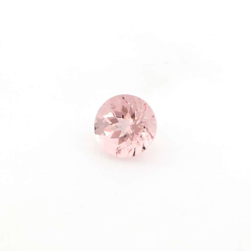 Morganite Naturale Tglio Rotondo Brillante ct 1.98 ref. BMT198EM   Pietre Preziose Pietre preziose e Minerali