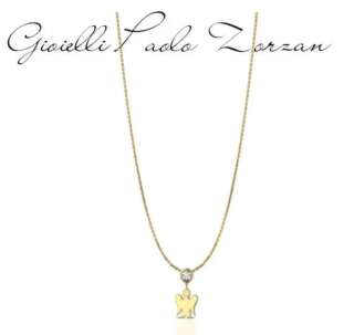 Collana Roberto Giannotti punto luce con pendente angelo NKT368  Girocolli