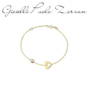 Bracciale Roberto Giannotti in oro con punto luce e cuore traforato NKT373  Bracciali a Maglia