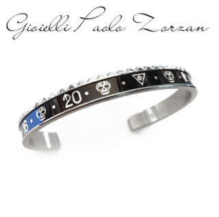 Bracciale speedometer COLLEZIONE SKULL nero blu'  SBR-0439-SKULL  Bracciali