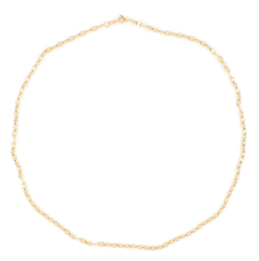 Collana da uomo in maglia marina in oro giallo 18 kt DZCOL1040  Collane