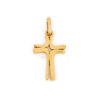 Pendente a croce in oro giallo 18 kt DZPEND1083  Pendenti