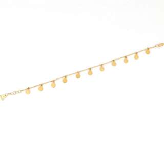 Bracciale donna in oro giallo con cerchietti pendenti DZ-BRA-000414  Bracciali a Maglia