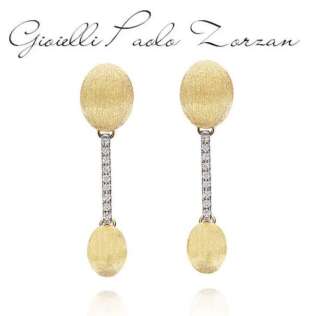 Orecchini Nanis "DANCING ÉLITE" con eleganti boules pendenti in oro e barrette di diamanti OS14-583  Orecchini Pendenti