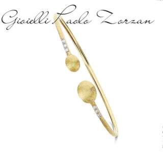 Bracciale Nanis a schiava "DANCING ÉLITE" inciso a mano in oro e diamanti BS5-583  Bracciali Rigidi