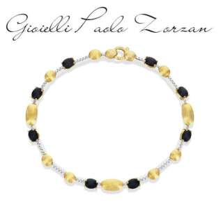 Bracciale Nanis tennis "DANCING MYSTERY BLACK" in oro, diamanti e onice nero BS4-597  Bracciali a Maglia