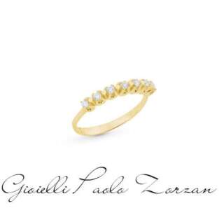 Anello Artlinea riviera 7 pietre 1.75 mm in oro 18 kt con diamanti AD603/DB-4G  Anelli Fascia