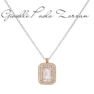 Collana Artlinea in oro 18 kt con Morganite e Diamanti CD455/MO-LH  Girocolli