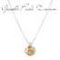 Collana in oro bianco 18kt con diamanti e pietra preziosa centrale CD686/CI-LB   Girocolli Orecchini a Lobo