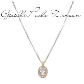 Collana Artlinea in oro 18 kt con Morganite e Diamanti CD682/MO-LH  Girocolli