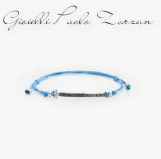 Bracciale Agios Unisex Agios Gioielli Religiosi Felix Cordoncino azzurro AGI 267/B-A-T  Bracciali